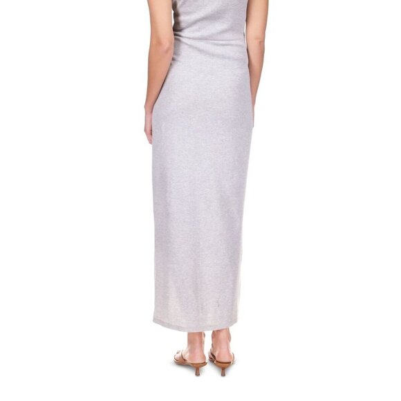 MICHAEL MICHAEL KORS Womens Gray Pullover Self-tie Waist Panels Maxi Dress M - Picture 6 of 10